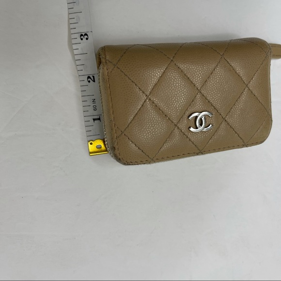 CHANEL Quilted Zip Around Coin Purse - Picture 16 of 16